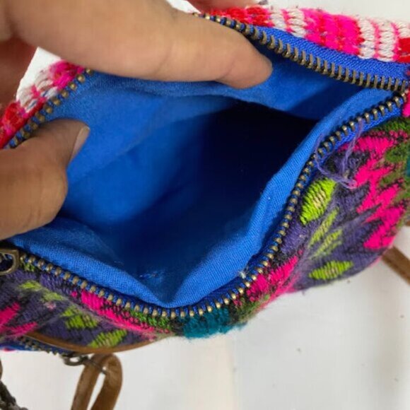 ALDO Handmade Women's Boho Woven Waist Bag Fanny Pack Medium - Picture 7 of 10